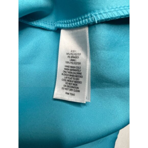 Cynthia Rowley Knee Length Sleeveless Cutout Detail‎ Bottom size 8 Blue - Picture 3 of 8